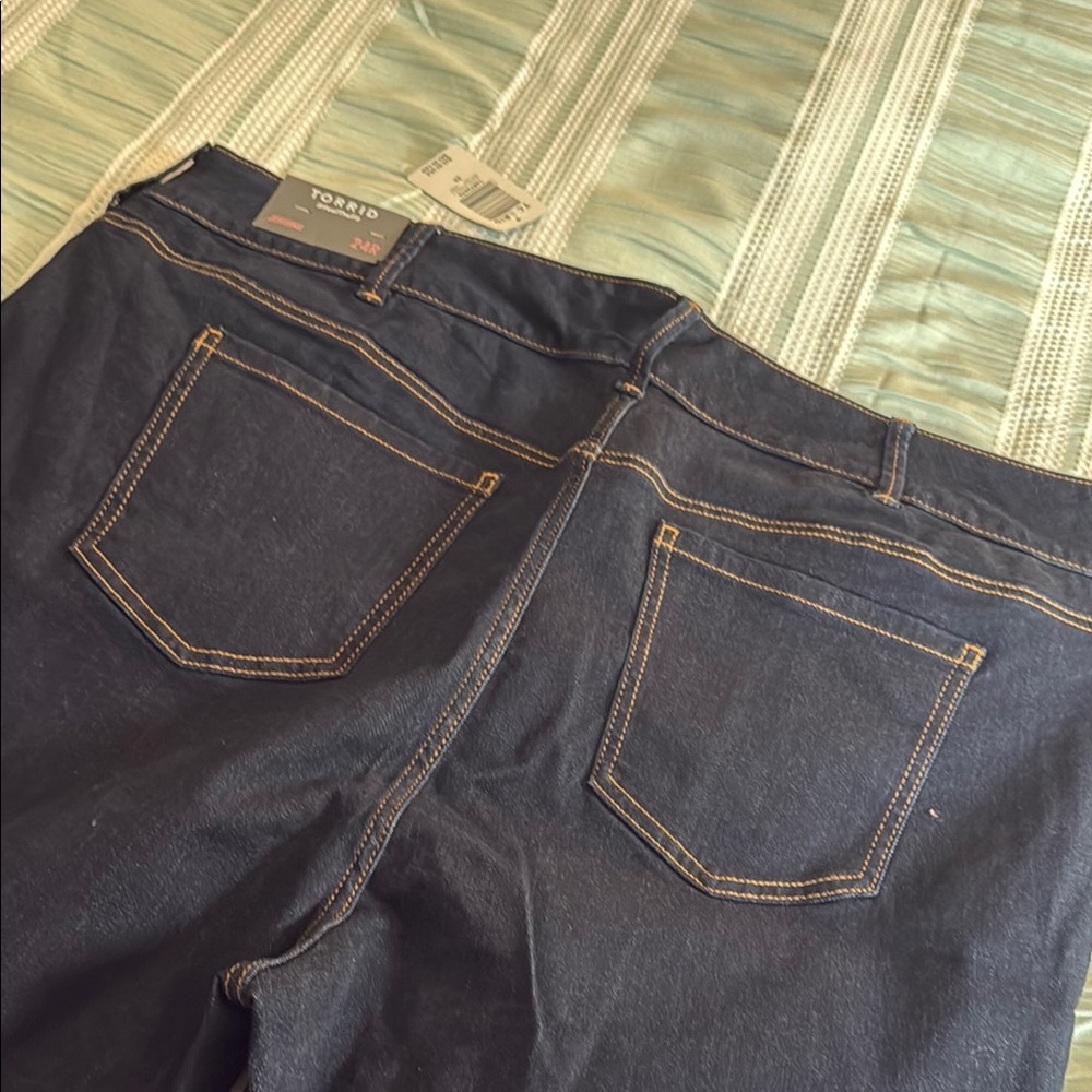 Torrid Women's Dark Blue Jeggings - Picture 5 of 5
